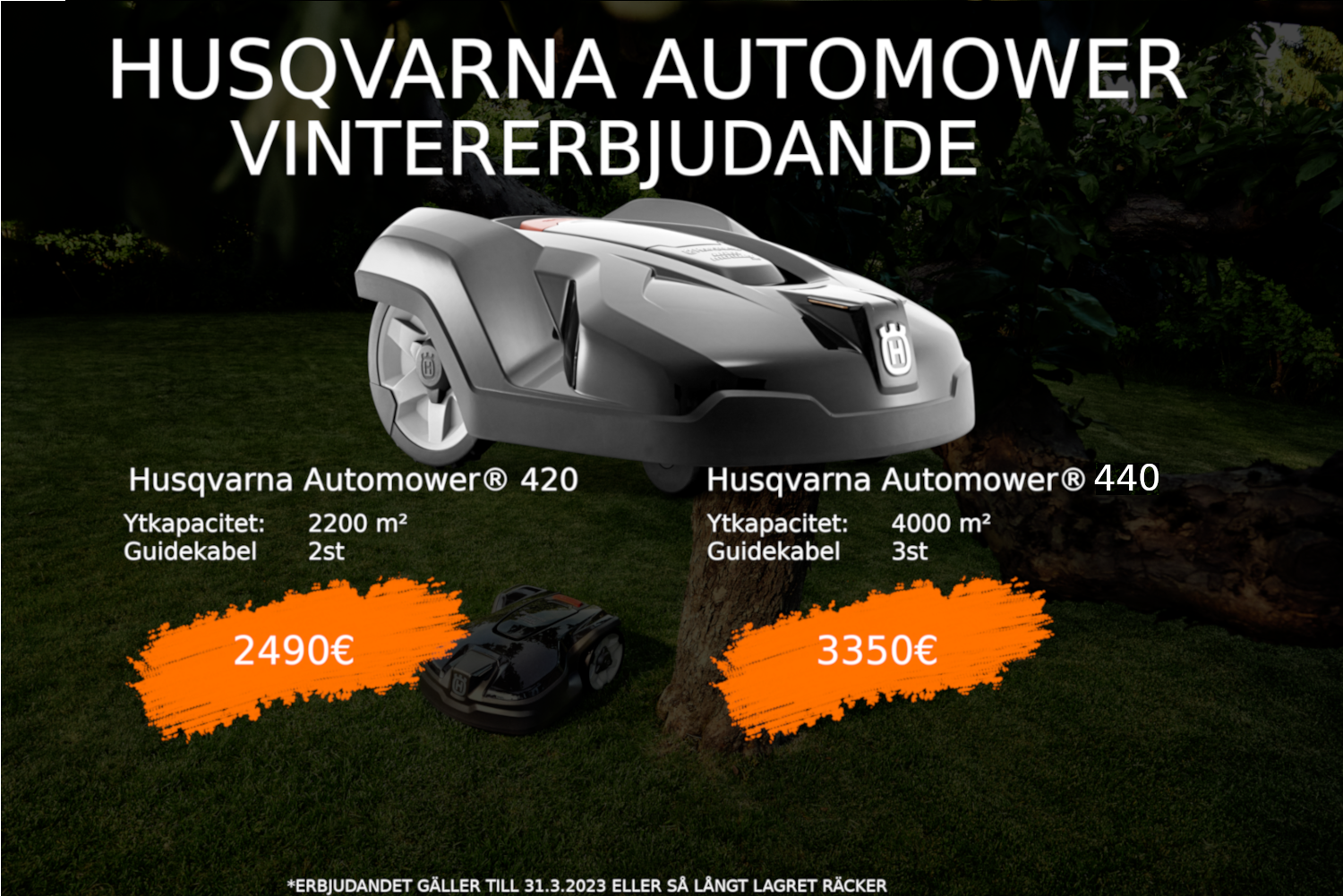 AUTOMOWER VINTERERBJUDANDE